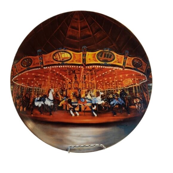 Fleishhacker Carousel Plate - Picture 1 of 6
